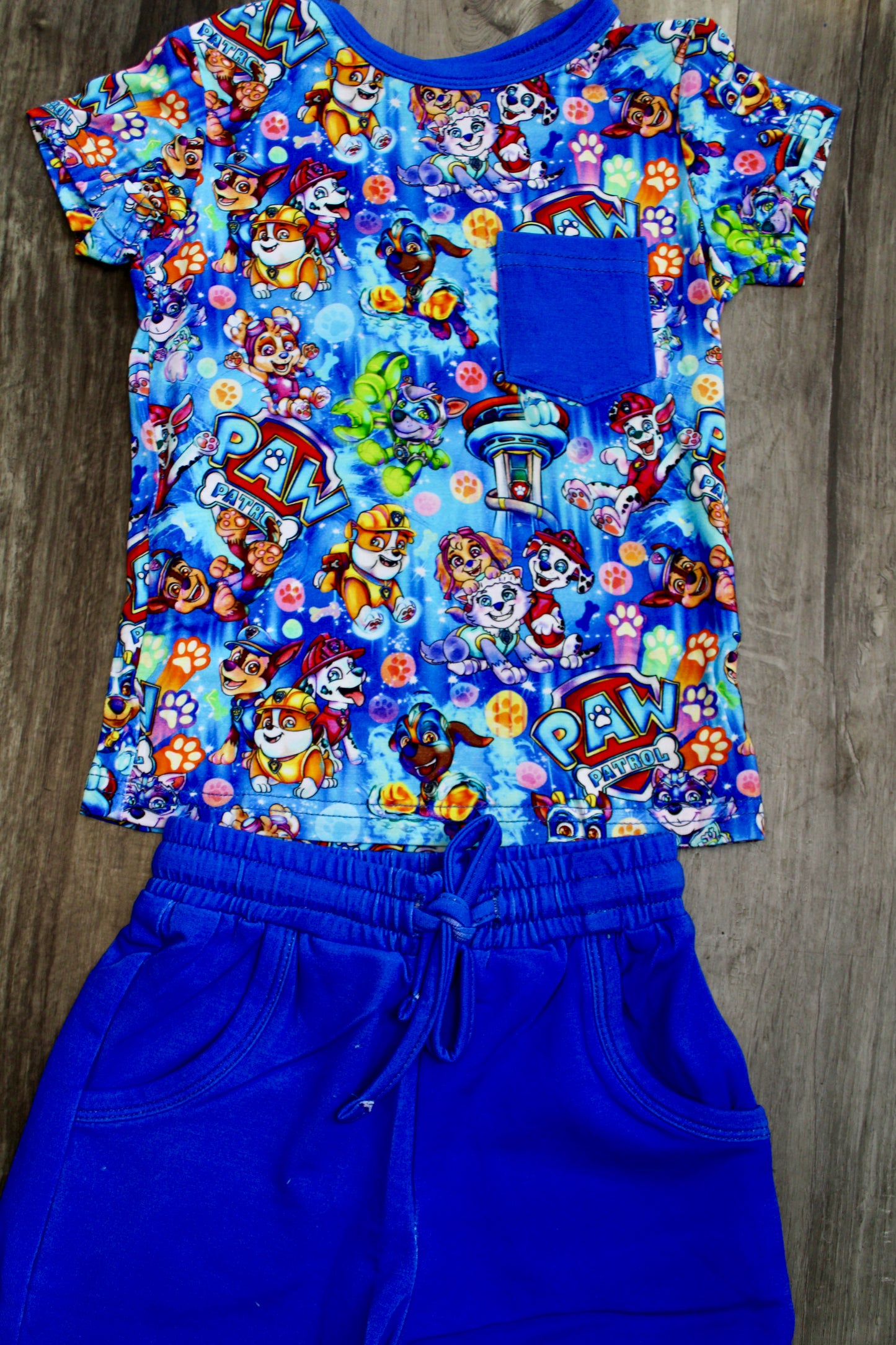 Rescue Pup Crew Pocket Tee & Shorts