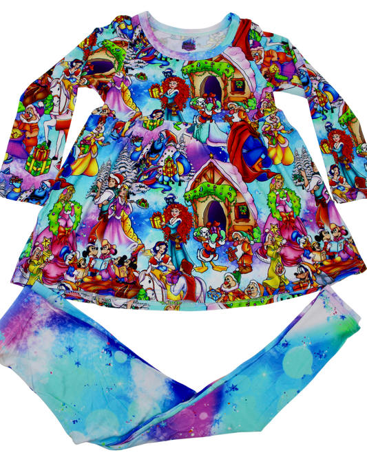 Royal Christmas Wonderland Peplum