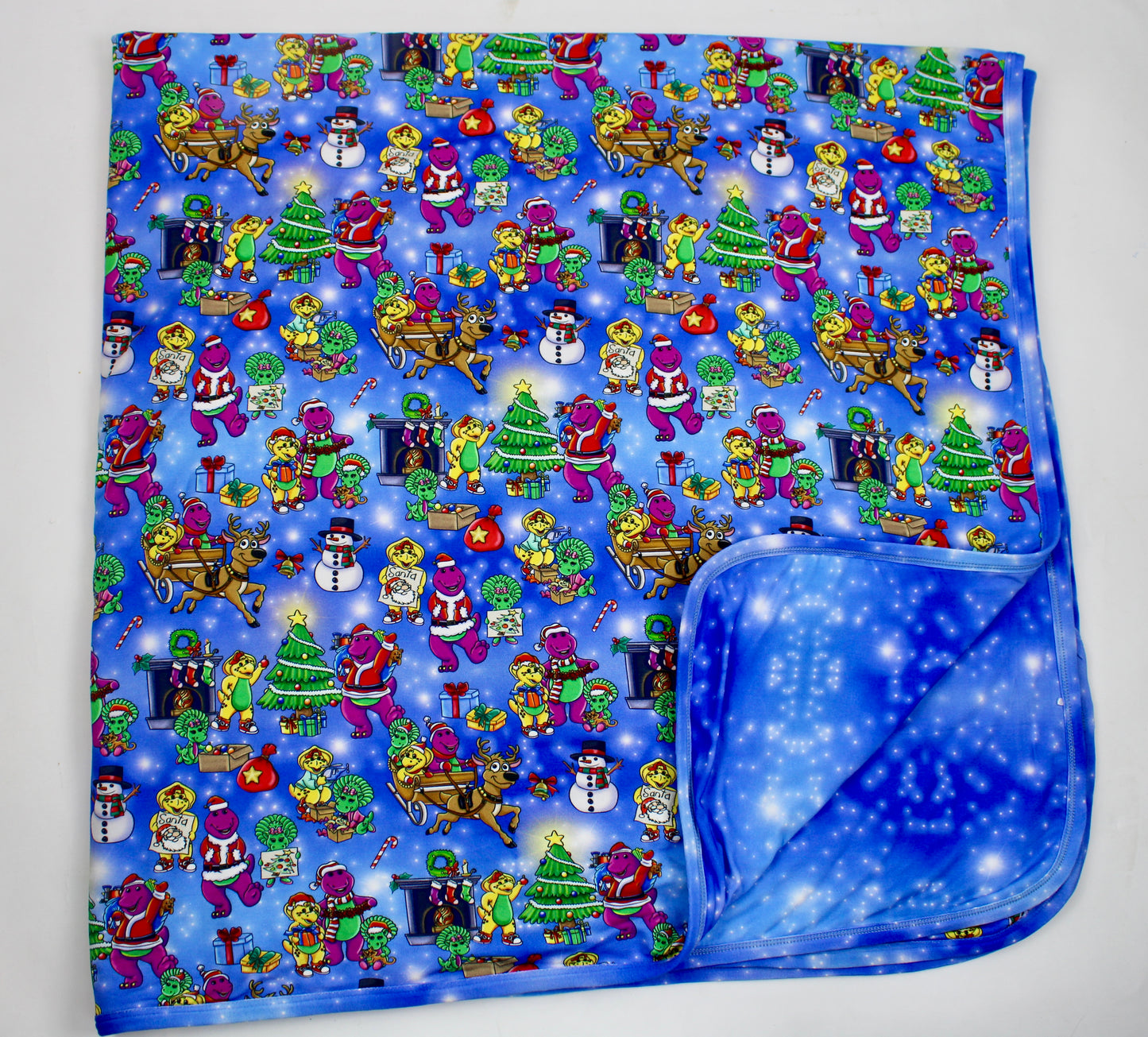 Imagination Dino’s Magical Christmas Bamboo Blanket