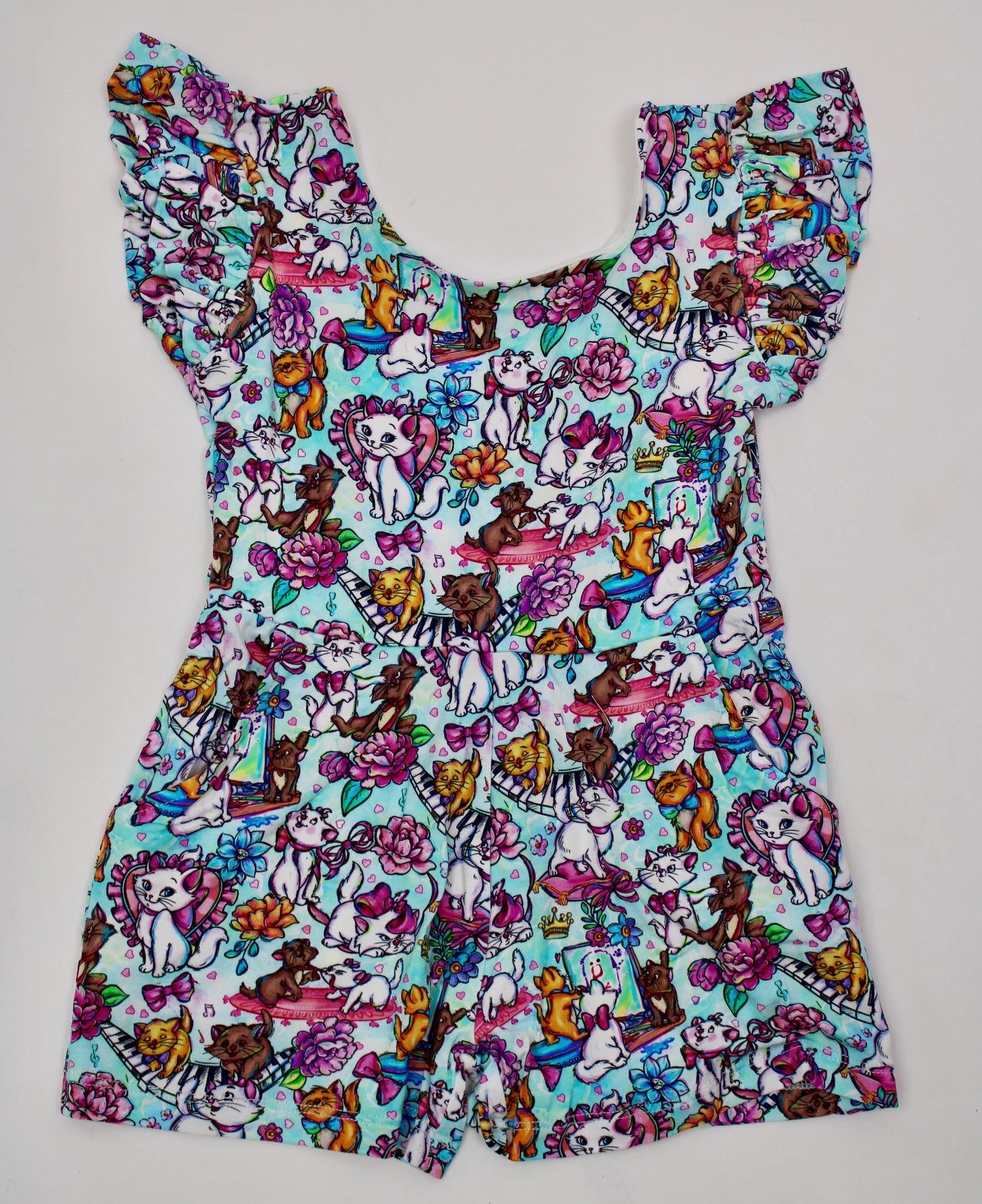Everyone wants to be a cat short romper
