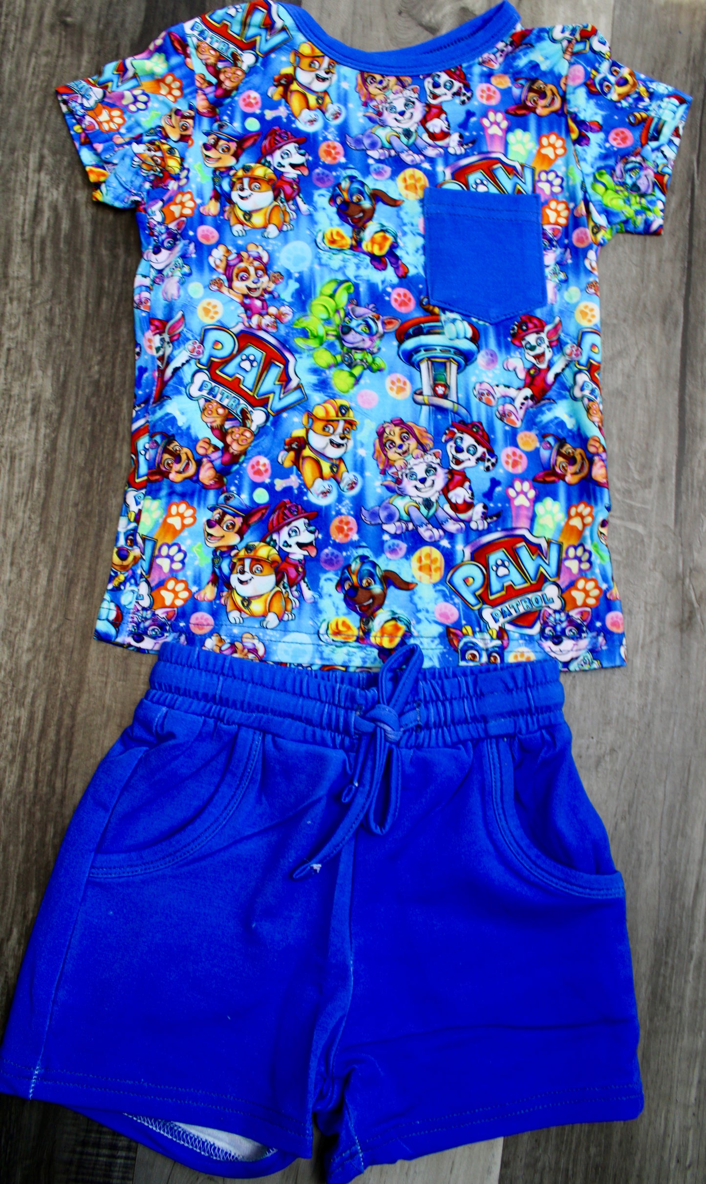 Rescue Pup Crew Pocket Tee & Shorts