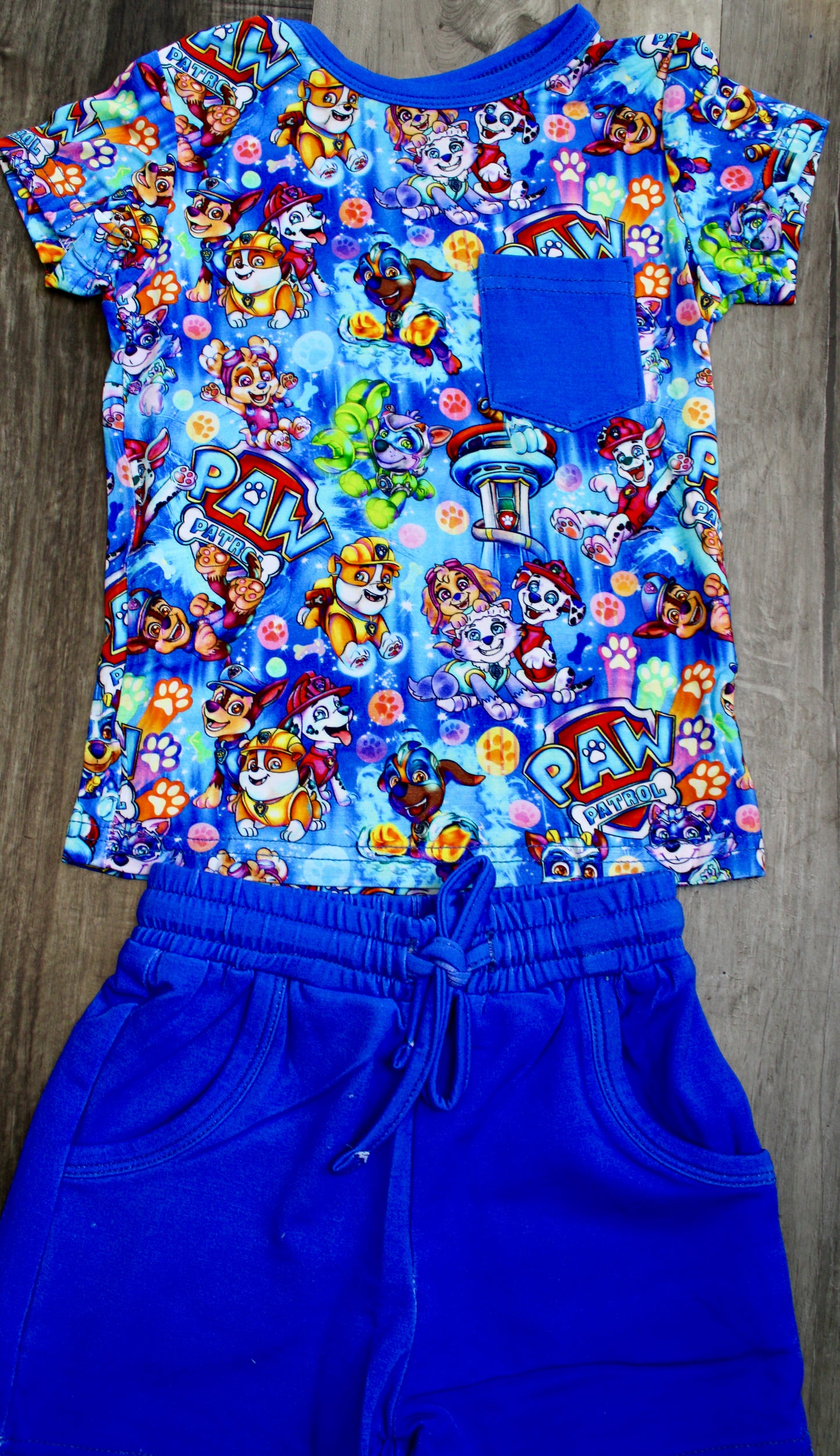 Rescue Pup Crew Pocket Tee & Shorts