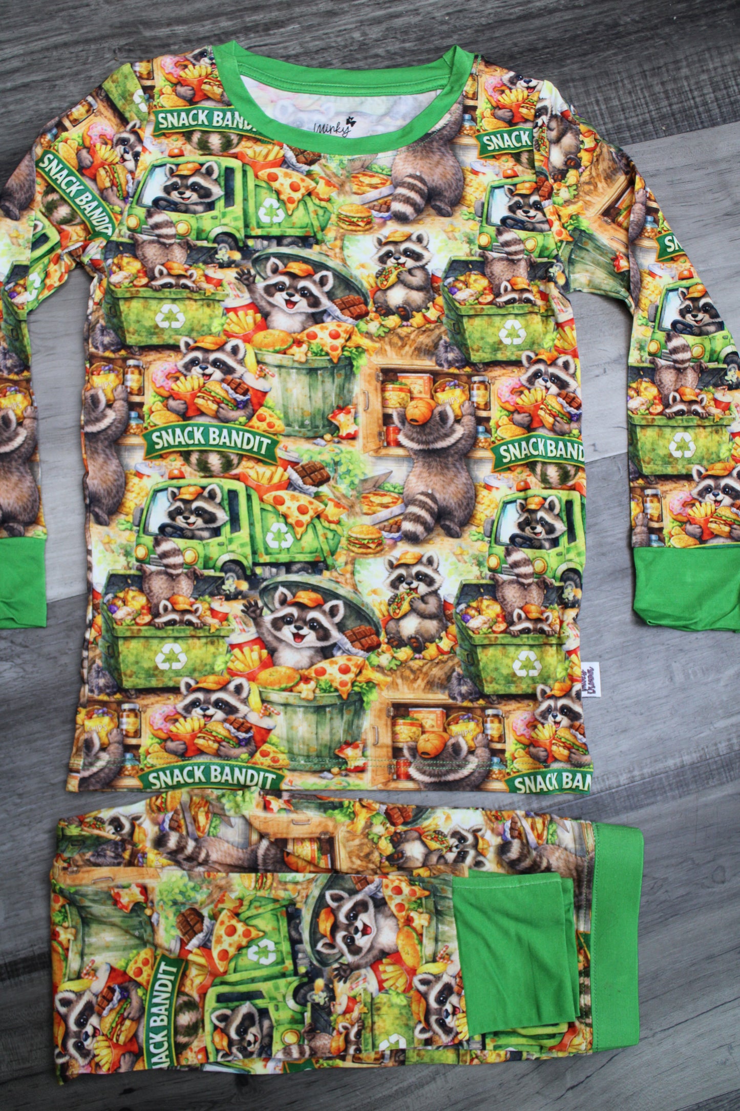 Snack Bandit 2 Piece Long Sleeve Set