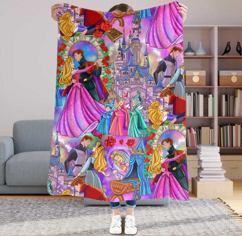 Sleeping Royalty 50x60 Plush Blanket #38