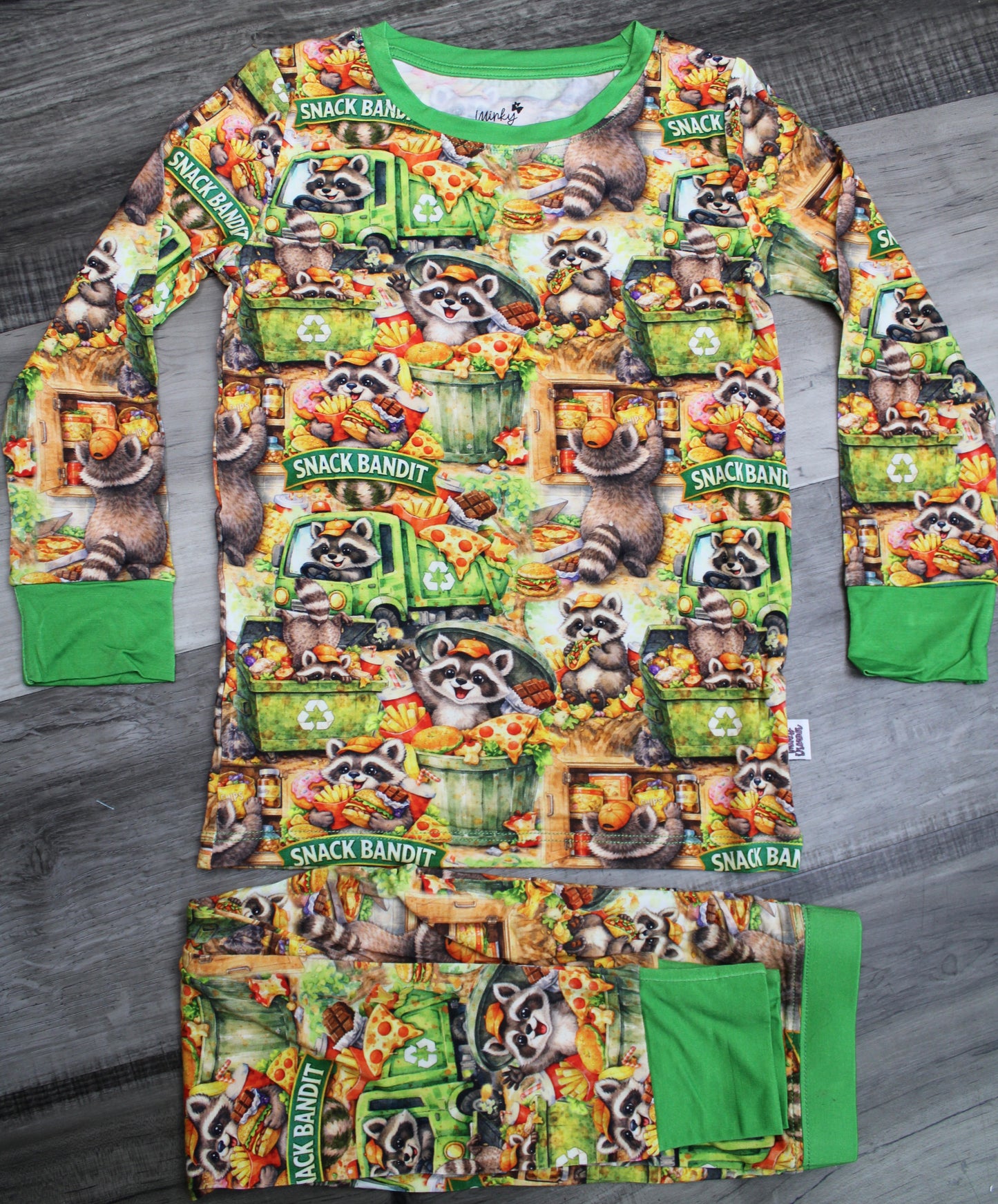 Snack Bandit 2 Piece Long Sleeve Set