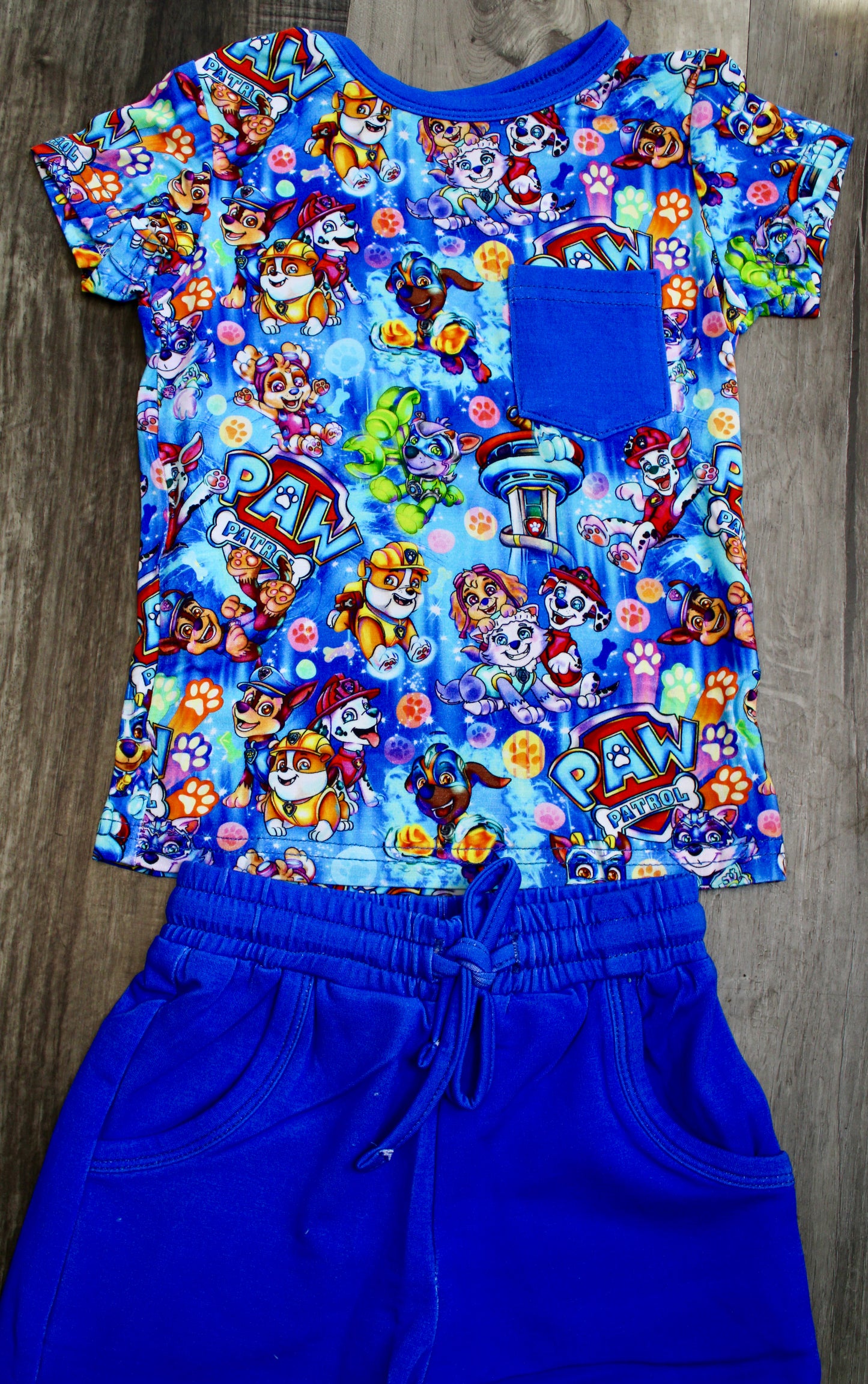 Rescue Pup Crew Pocket Tee & Shorts