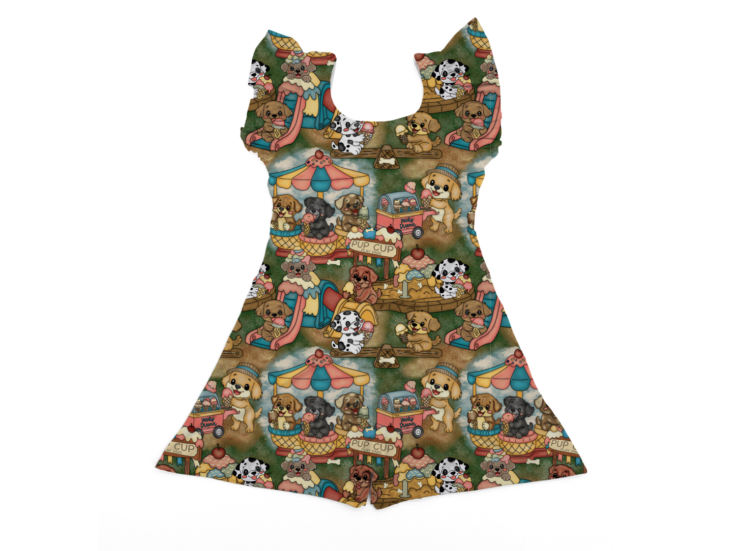 Bark Park Short Romper