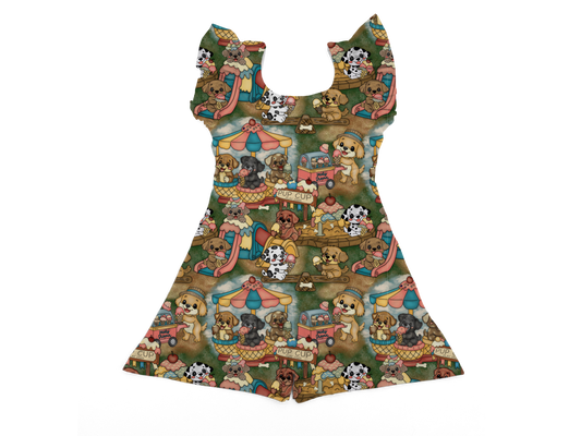 Bark Park Short Romper