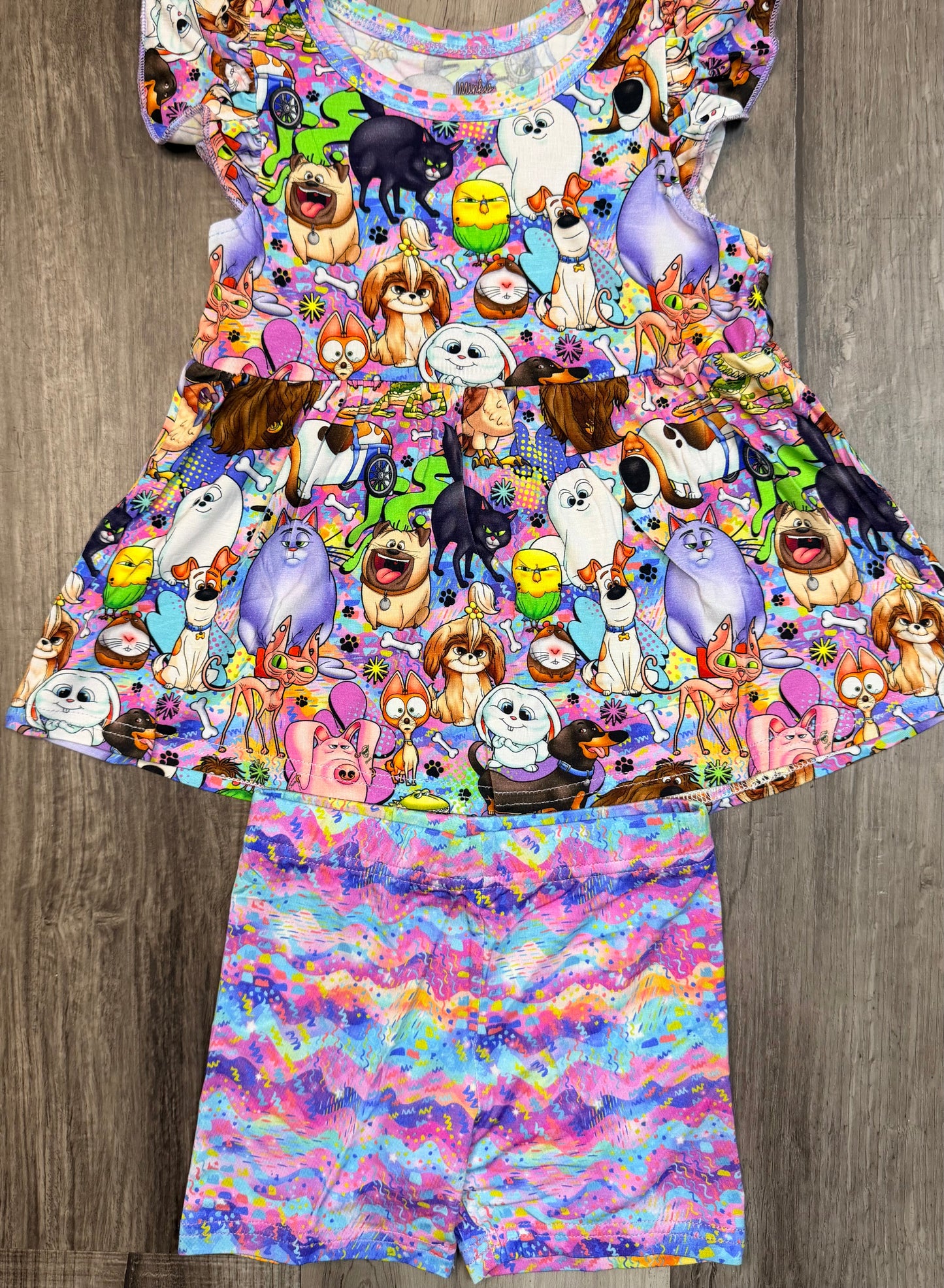 Fur Real Fun Peplum and Shorts