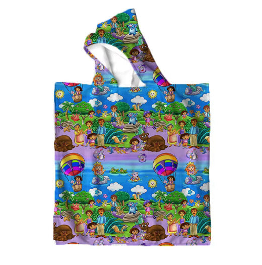 Explorer Girl Hooded Beach Towel