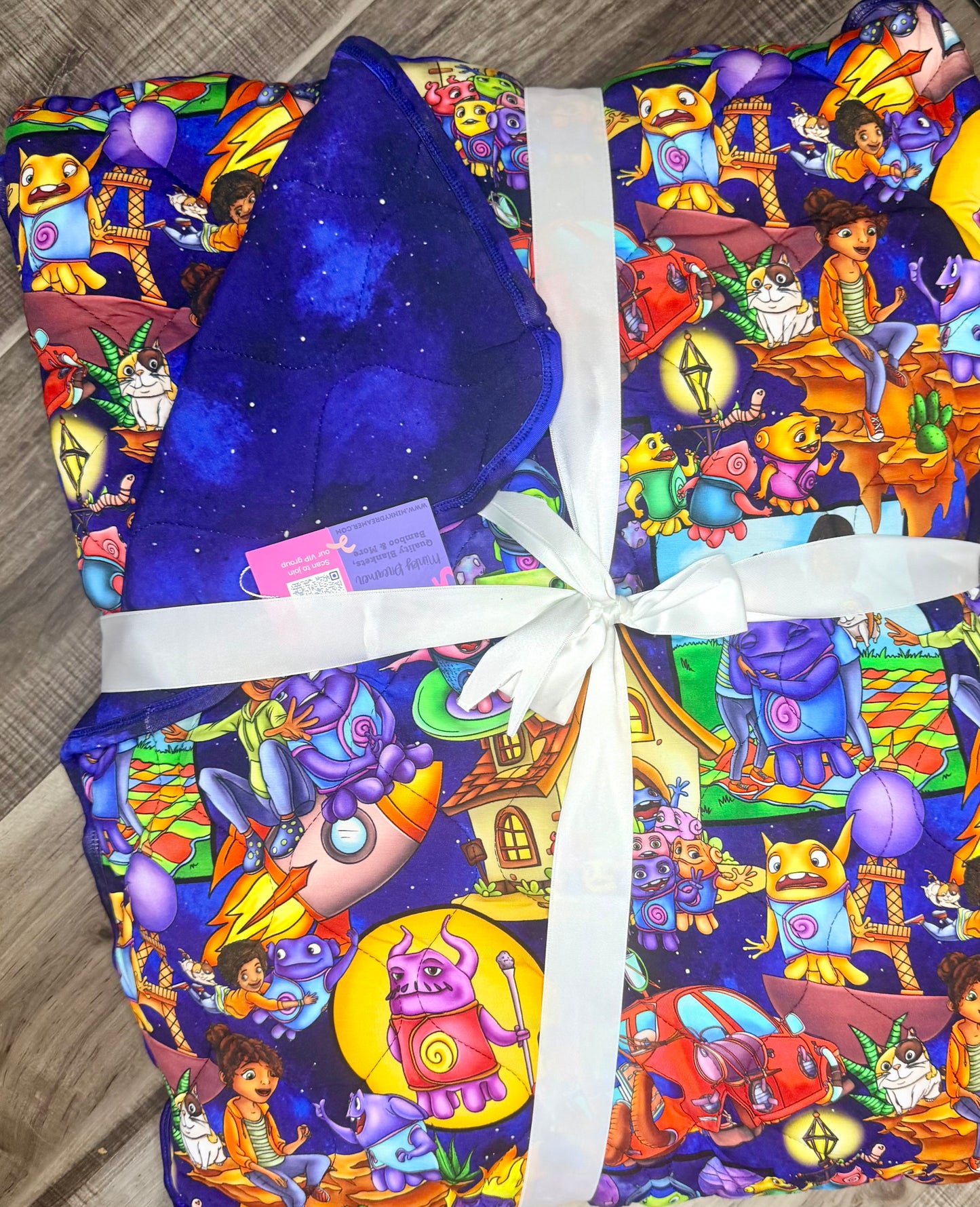 Intergalactic Homies 65x85 Quilted Blanket