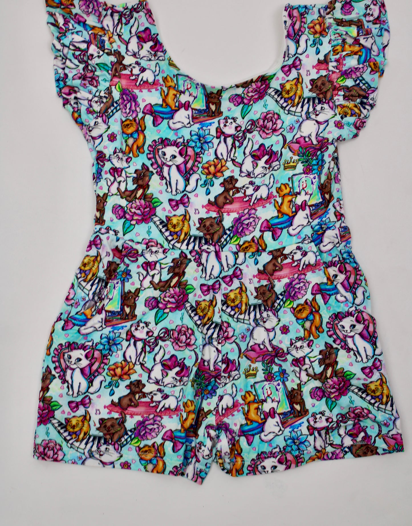 Everyone wants to be a cat short romper