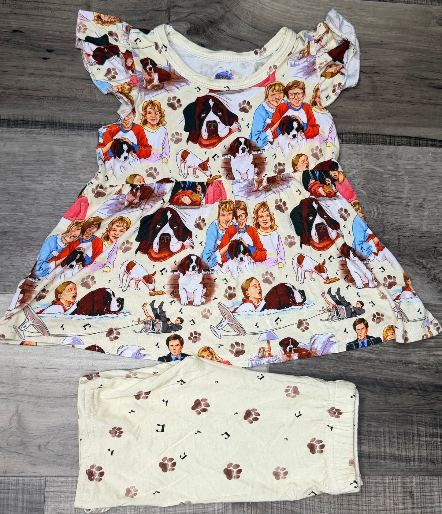 Drool & Disaster Peplum & Shorts