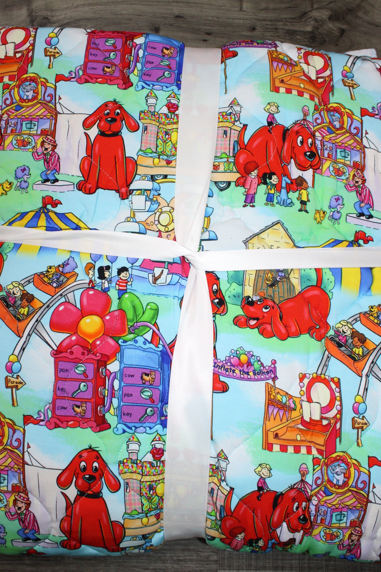 Big Pup Carnival 60x80 Quilted