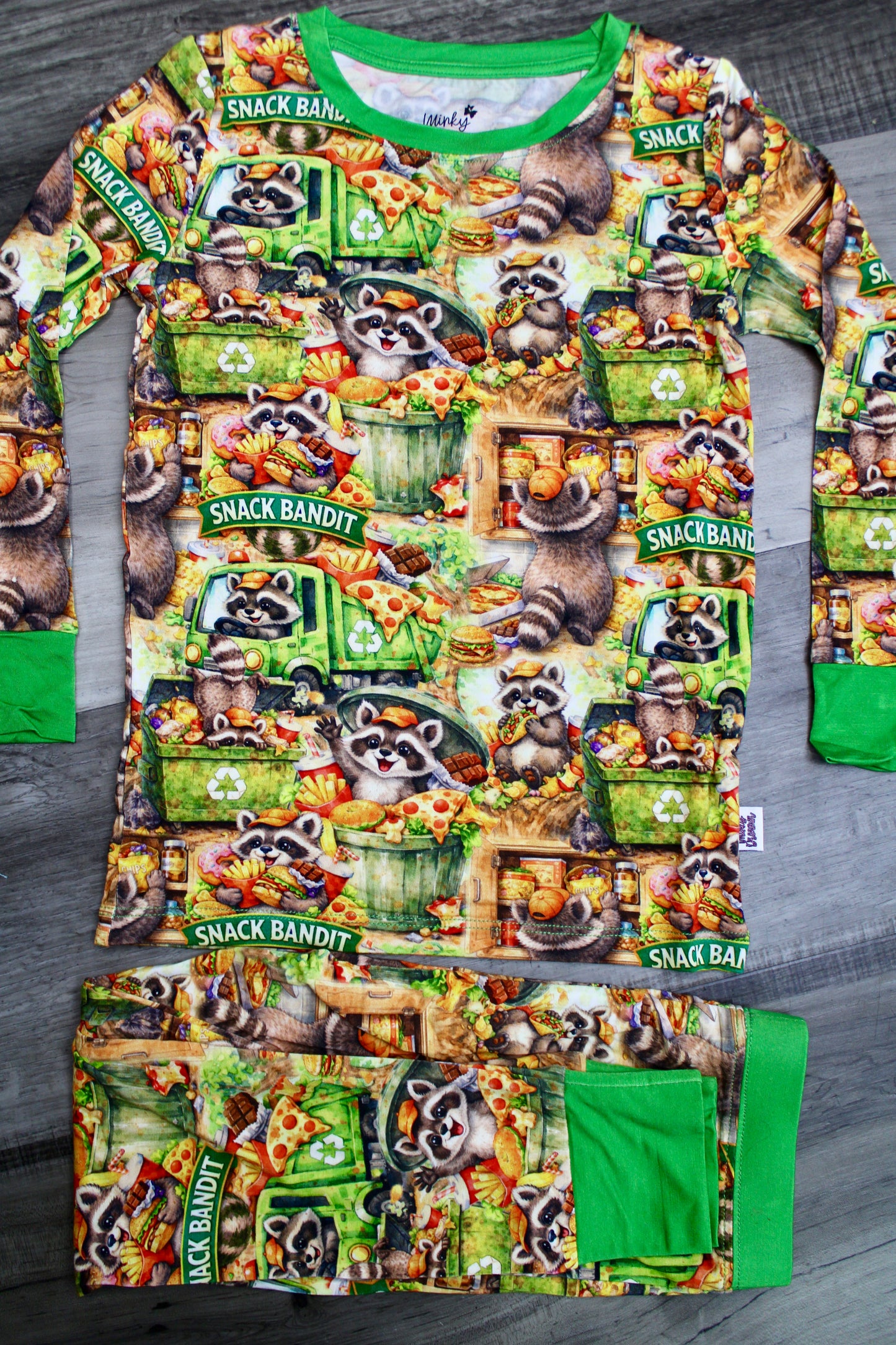 Snack Bandit 2 Piece Long Sleeve Set