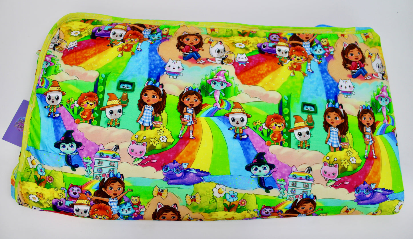 No Place Like the Dollhouse 60x60 Bamboo Plush
