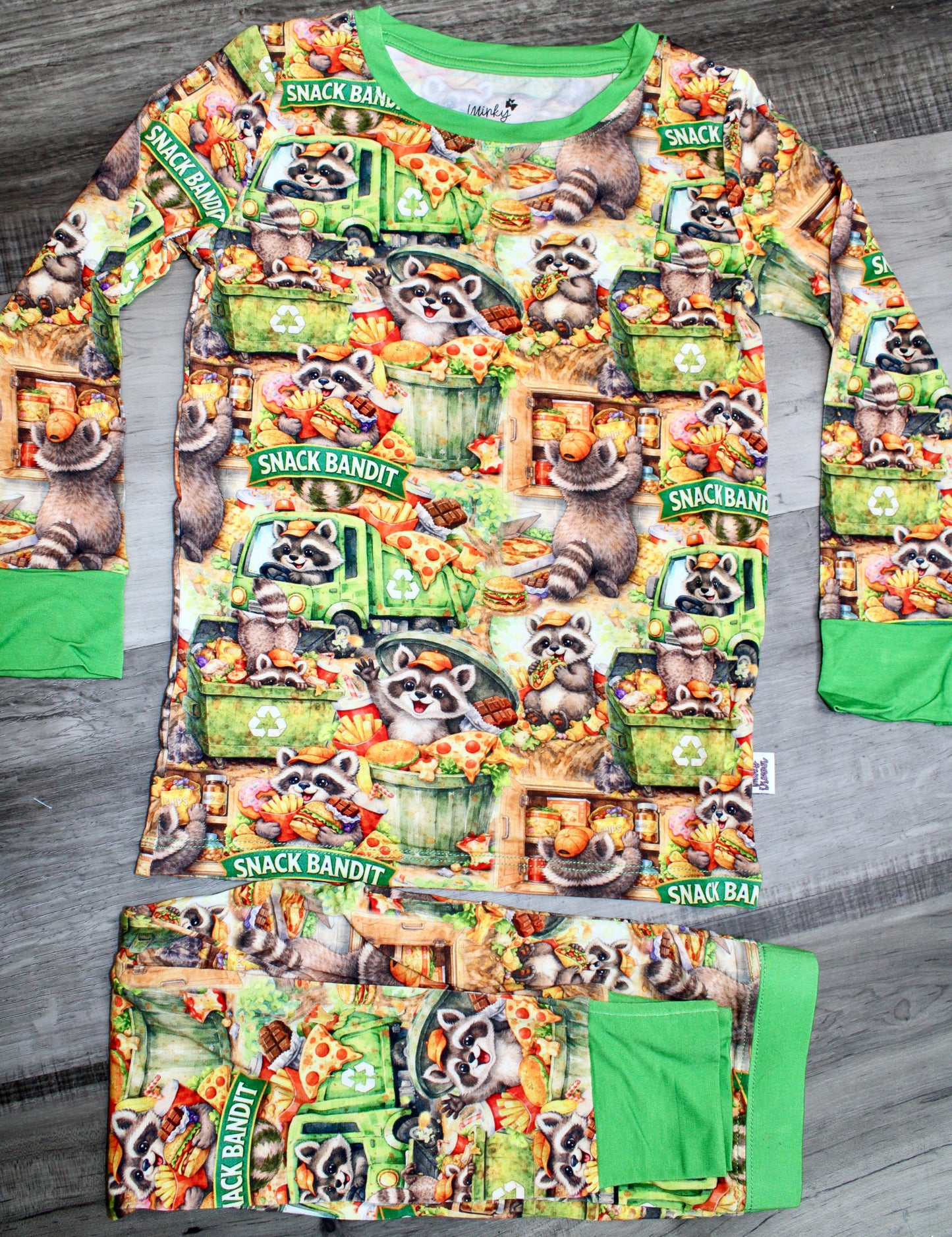 Snack Bandit 2 Piece Long Sleeve Set