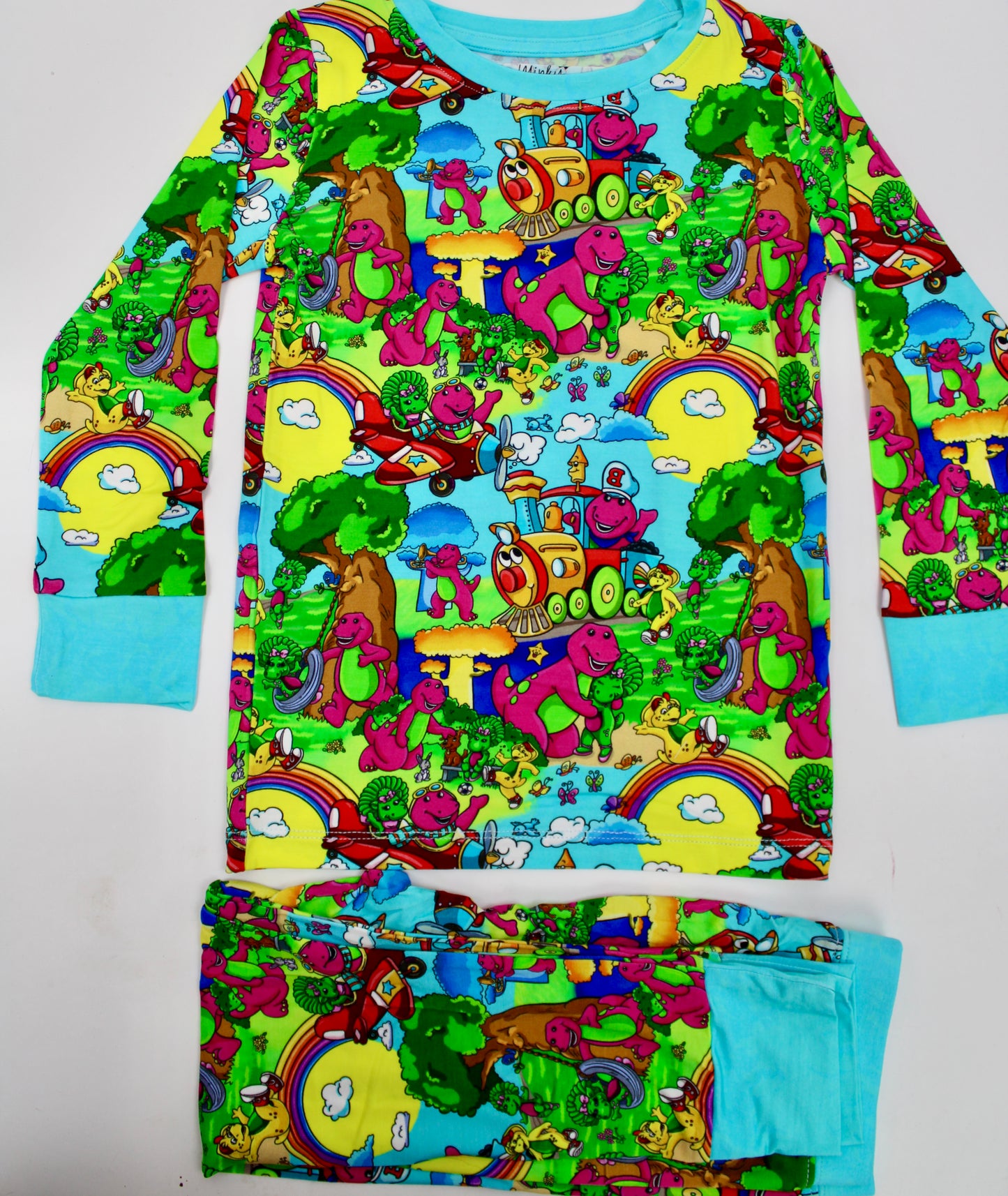 Friendly Purple Dinosaur 2 Piece Set