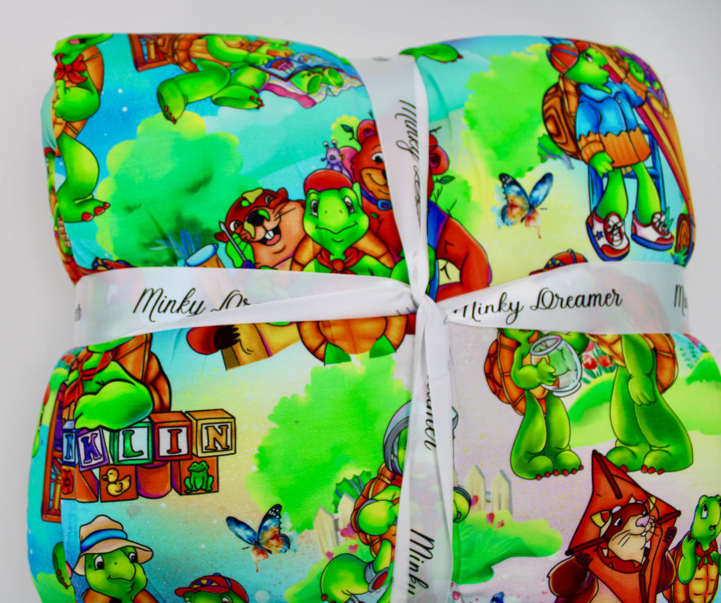 Turtle Friends 60x80 Bamboo Plush