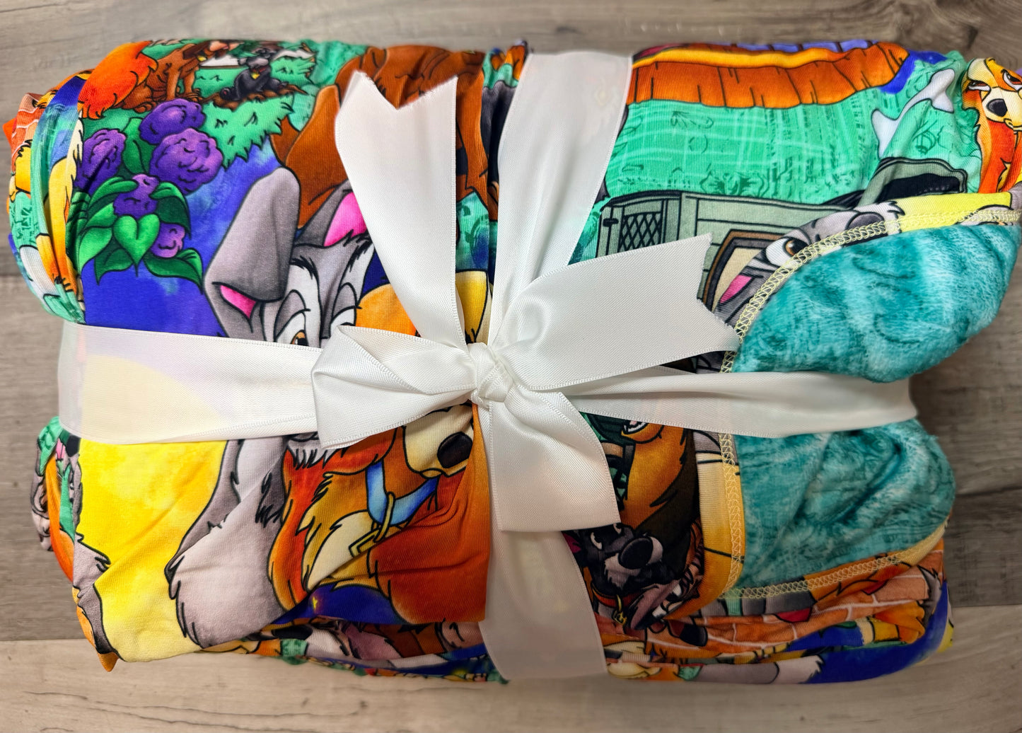 Candlelit Canines 60x80 Bamboo Plush