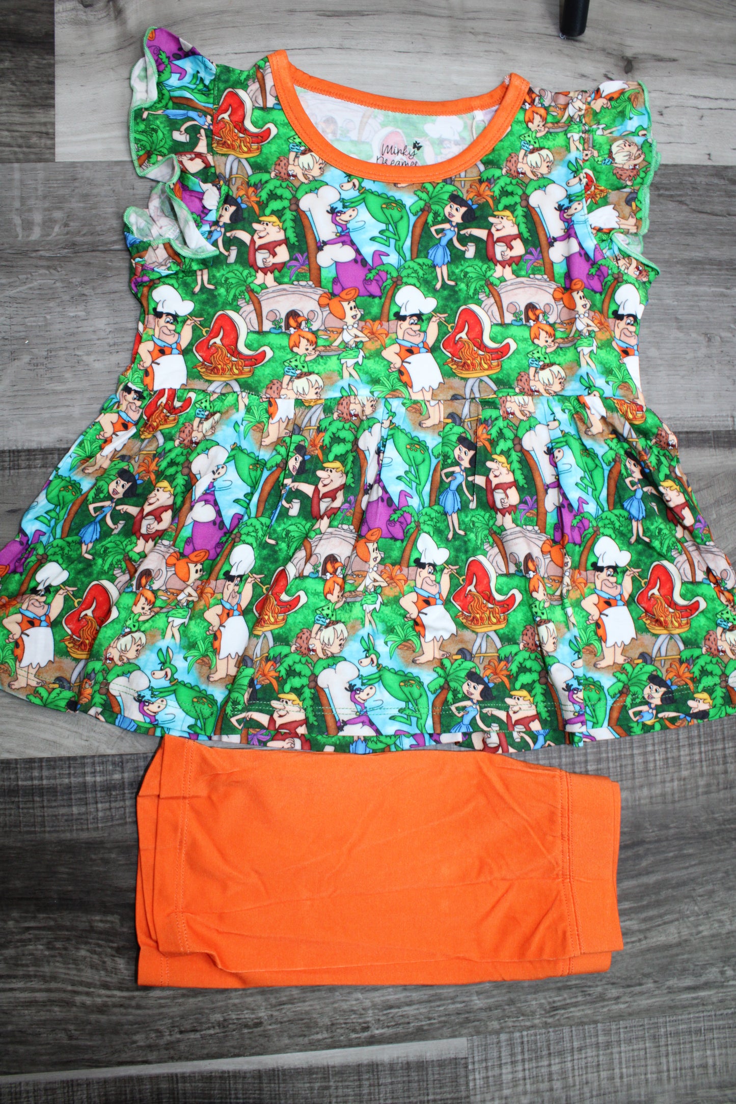 Prehistoric Pitmasters Peplum & Shorts