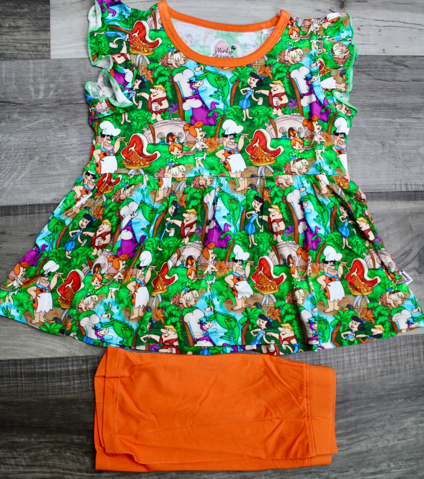 Prehistoric Pitmasters Peplum & Shorts