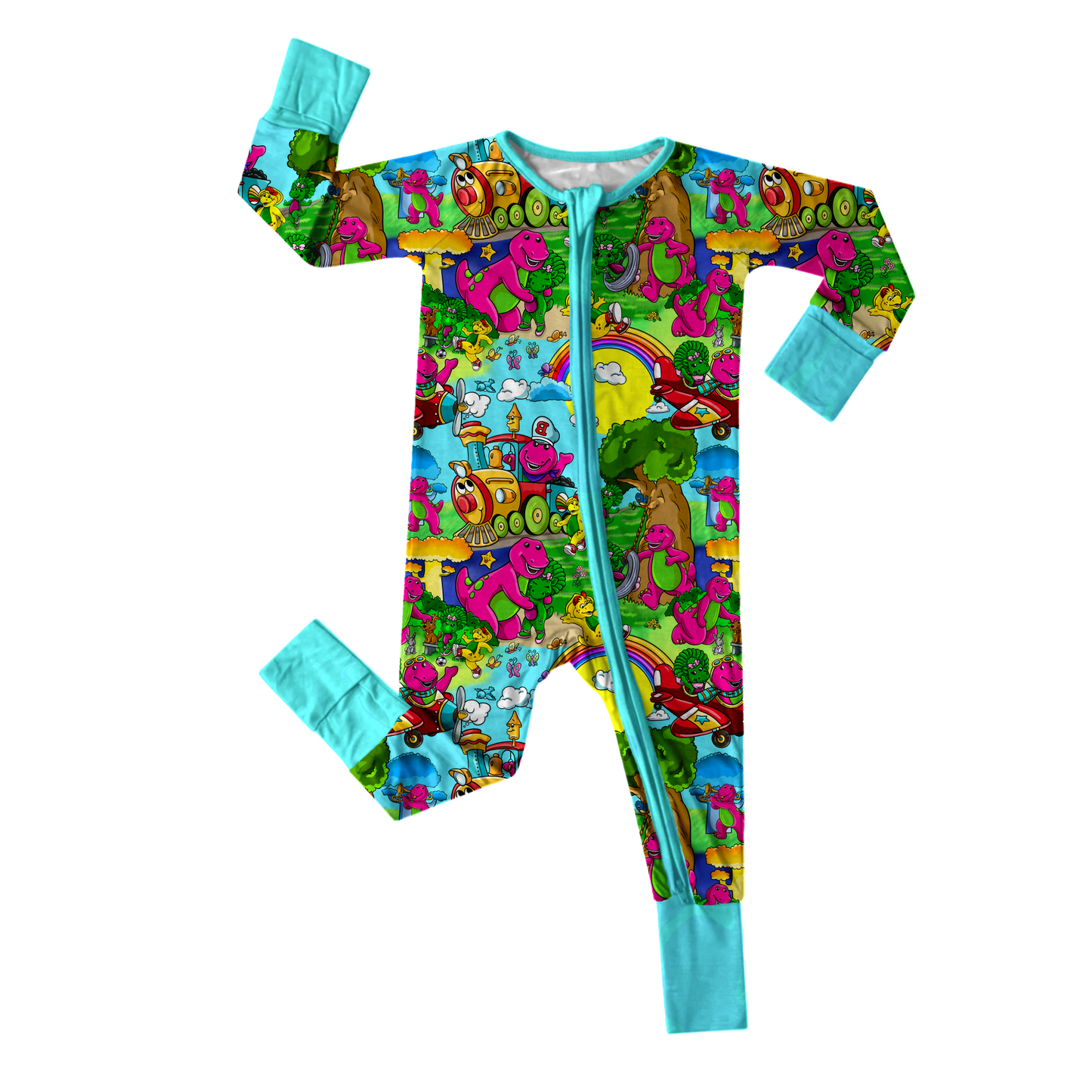 Friendly Purple Dinosaur Zippy