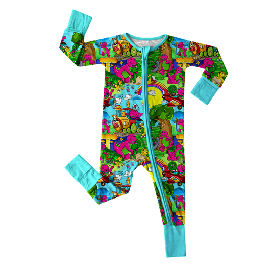 Friendly Purple Dinosaur Zippy