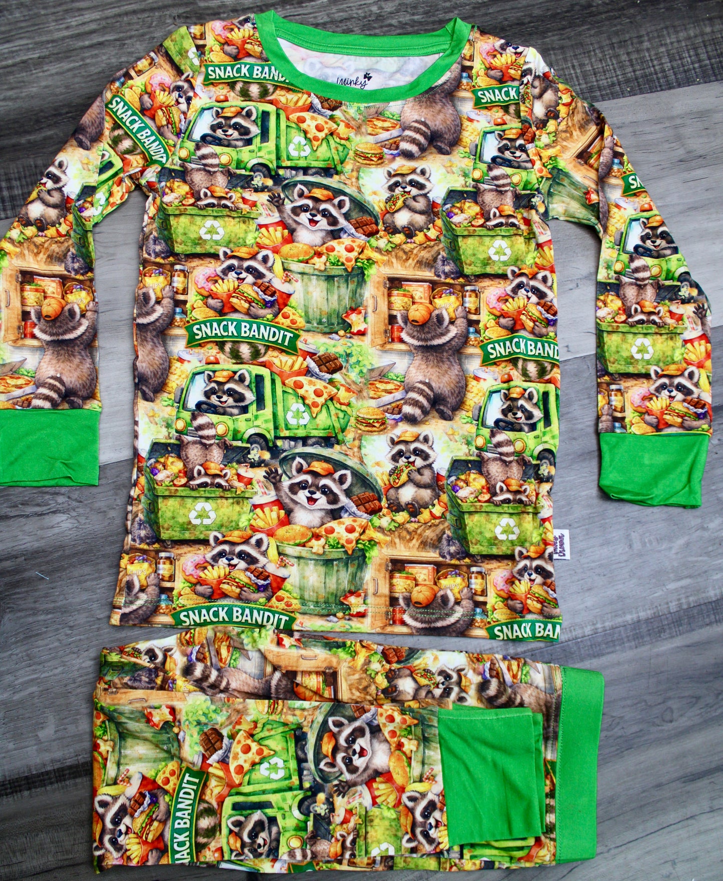 Snack Bandit 2 Piece Long Sleeve Set