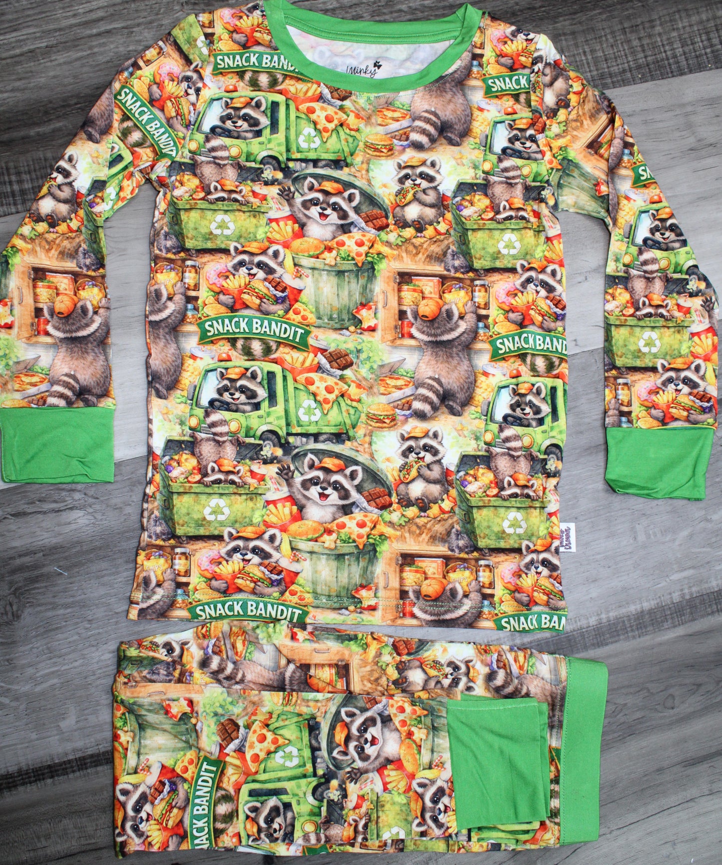 Snack Bandit 2 Piece Long Sleeve Set