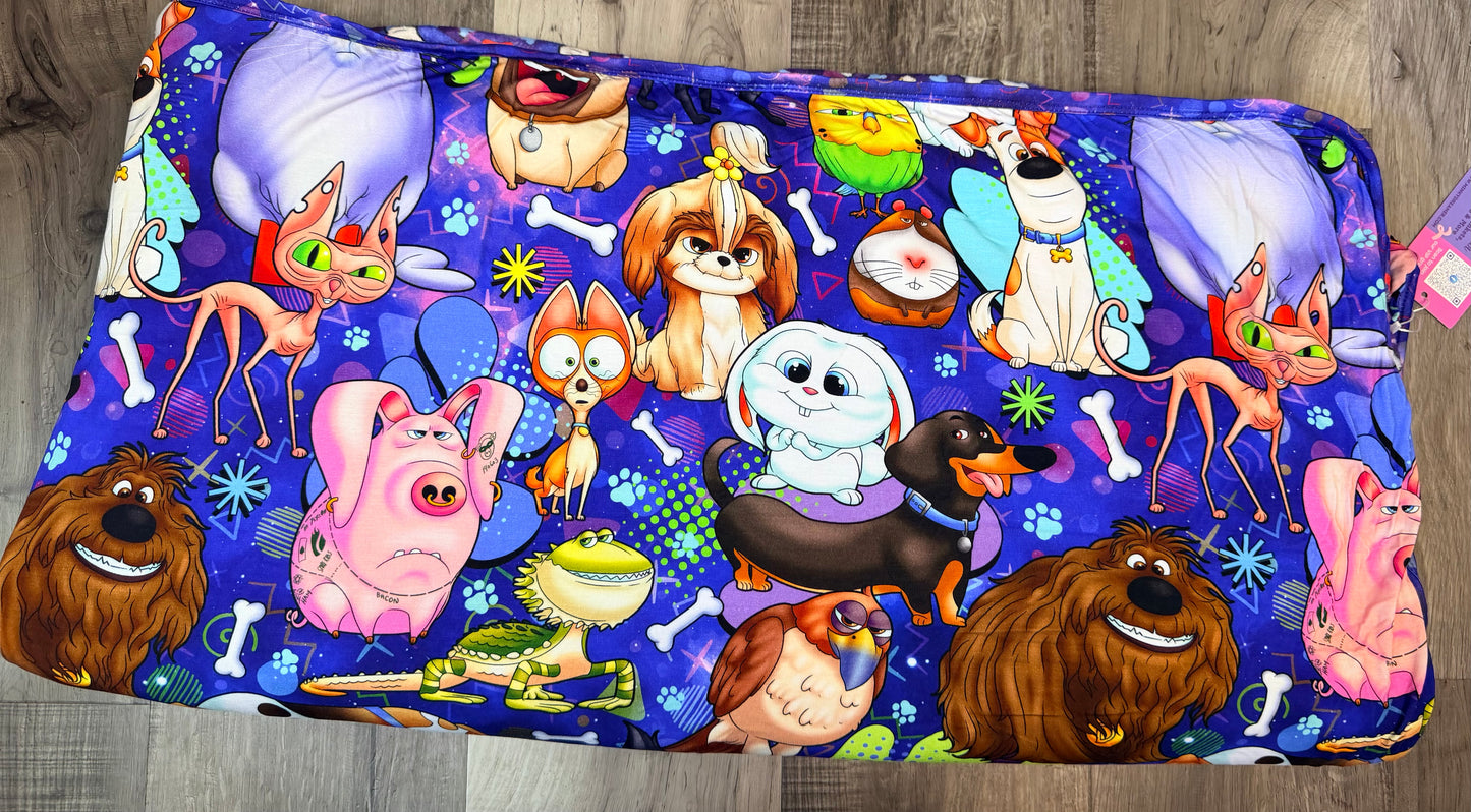 Unleashed & Unsupervised 60x60 Bamboo Plush Blanket
