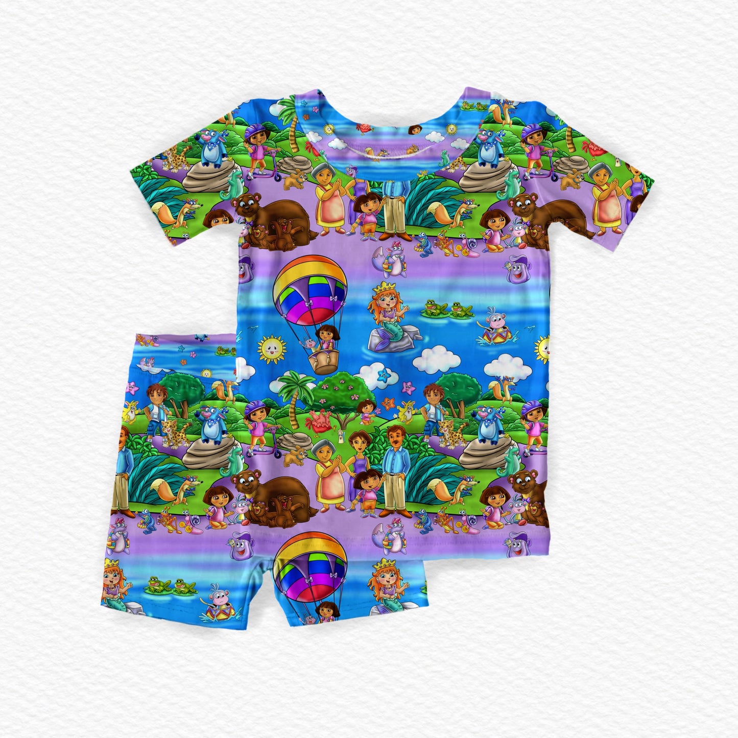 Adventure Explorer 2 piece short set