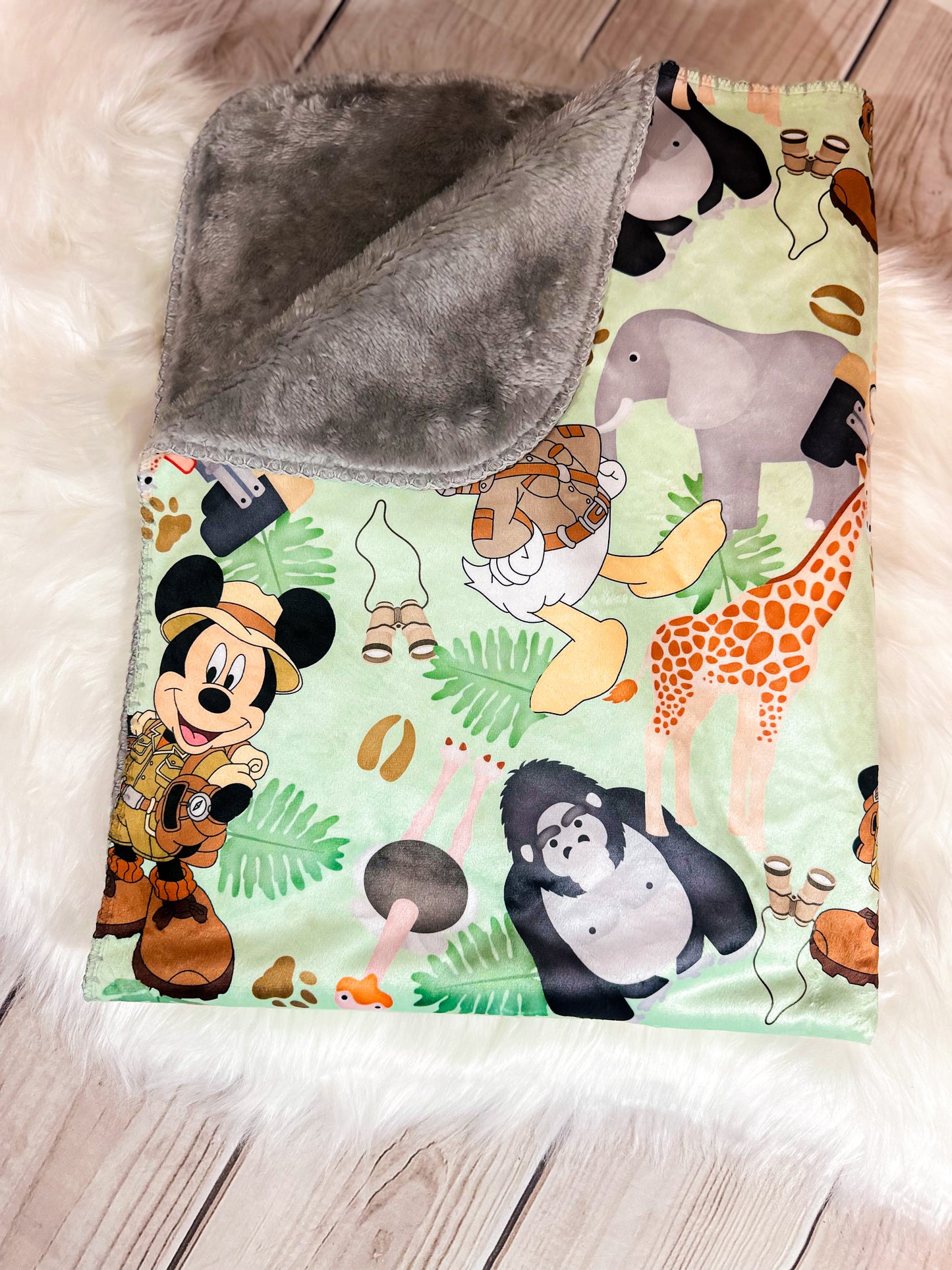 Minky Lux Sherpa Blanket