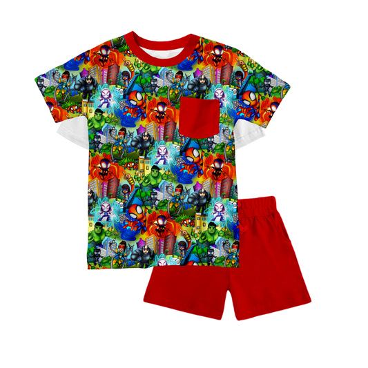 Silly Spinners Pocket Tee and Shorts