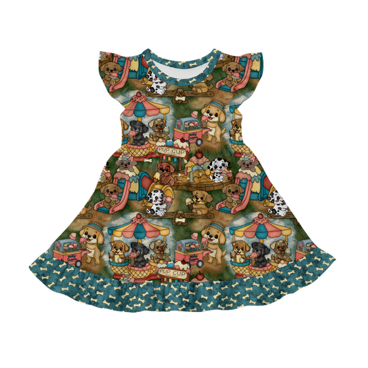 Bark Park Flutter Sleeve Twirl
