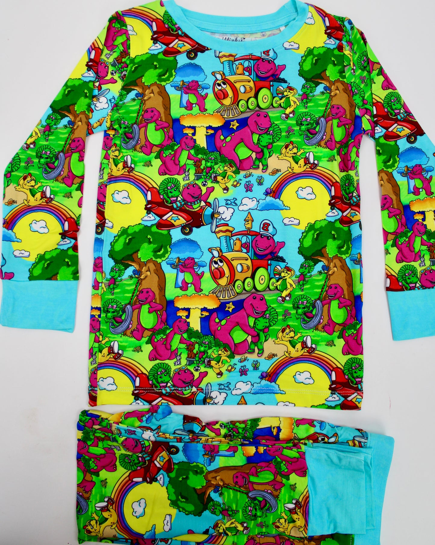 Friendly Purple Dinosaur 2 Piece Set