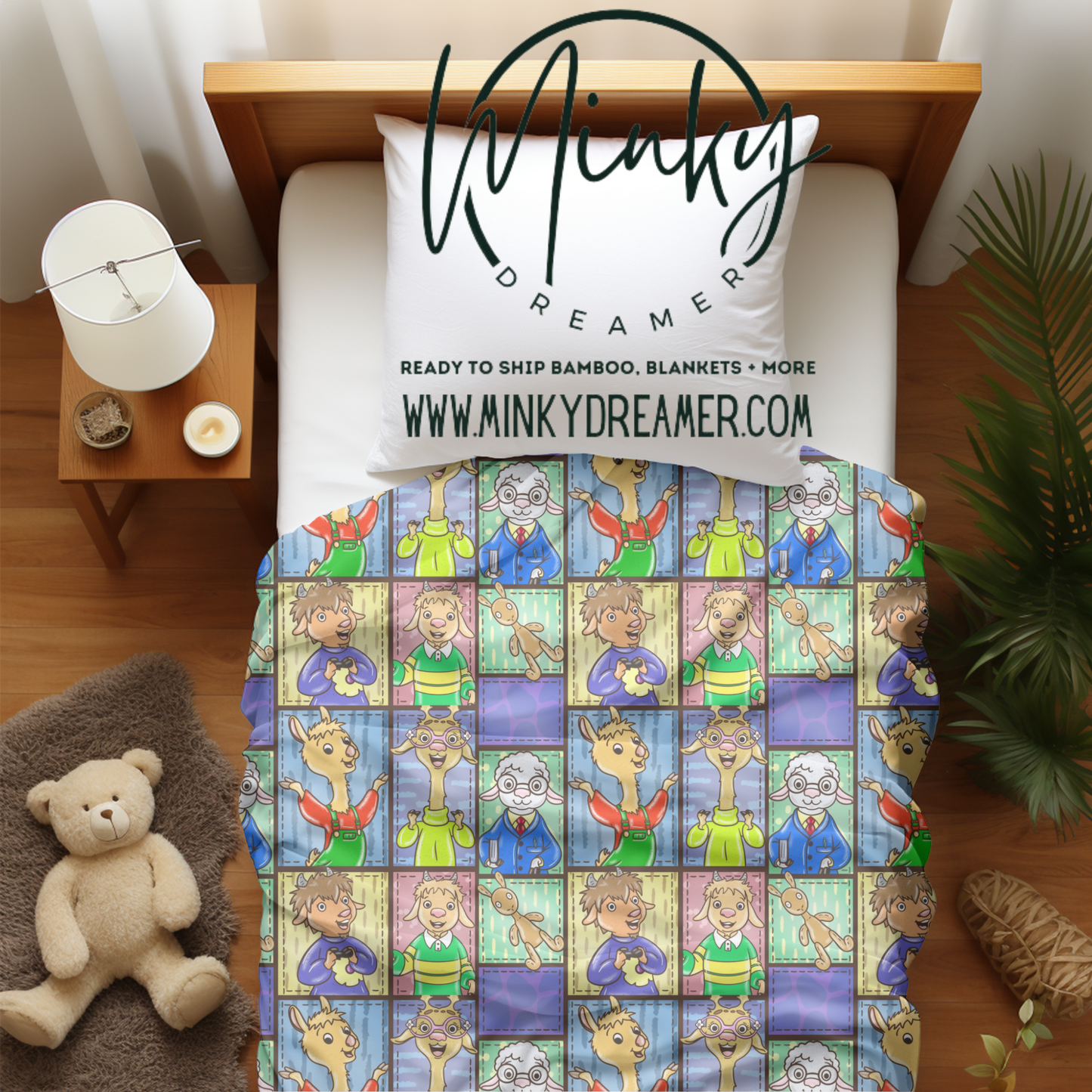 Minky Lux Sherpa Blanket