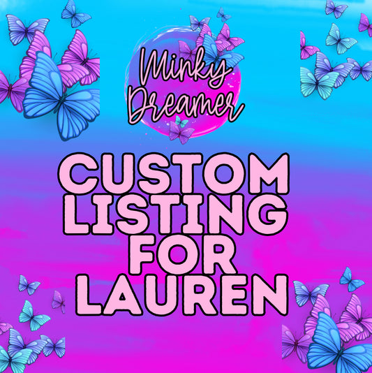 Custom Listing for Lauren