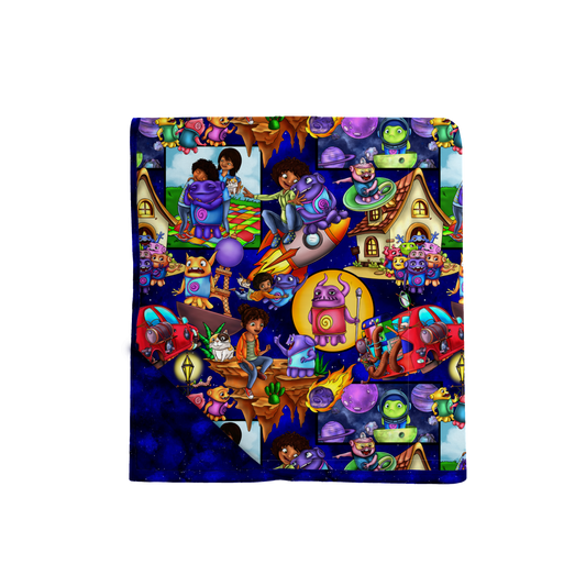 Intergalactic Homies 65x85 Quilted Blanket