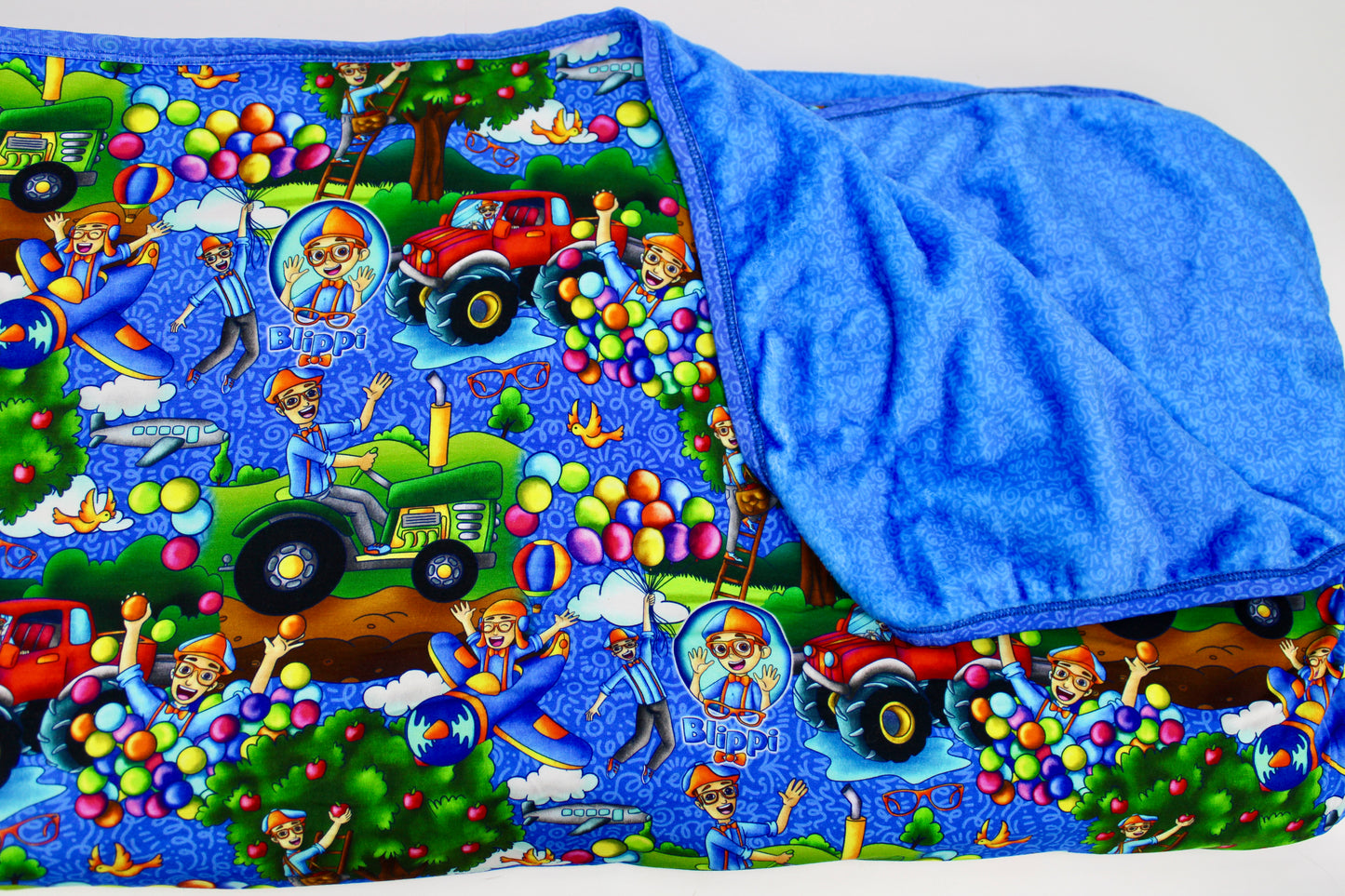 See ya later, excavator 60x60 Bamboo Minky Plush