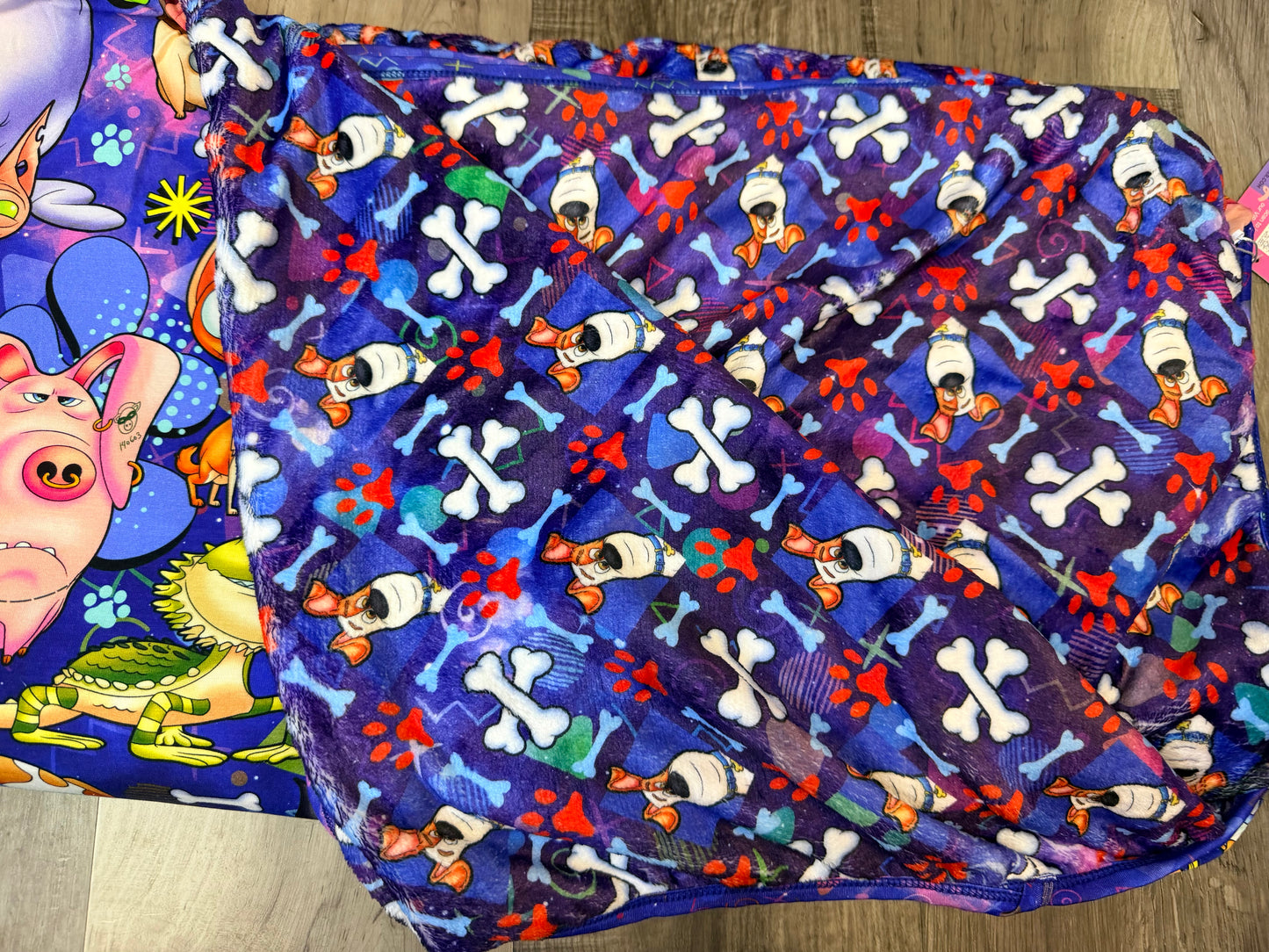 Unleashed & Unsupervised 60x60 Bamboo Plush Blanket