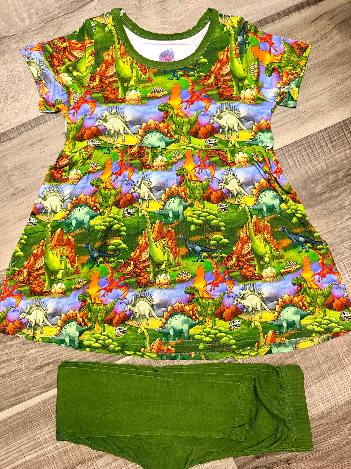 Dino Days Peplum Set