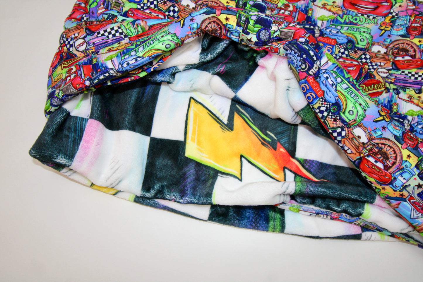 Faster than fast bamboo minky throw