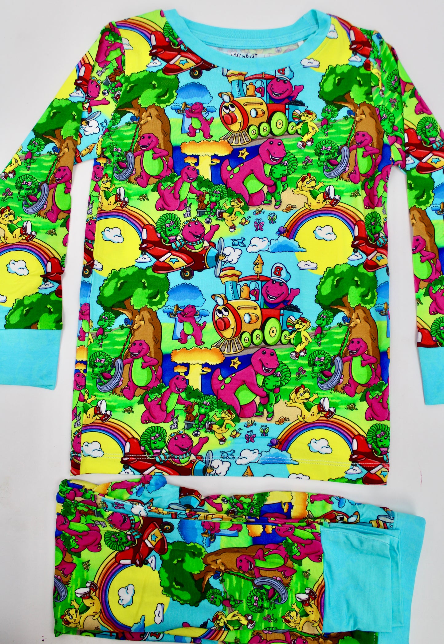 Friendly Purple Dinosaur 2 Piece Set