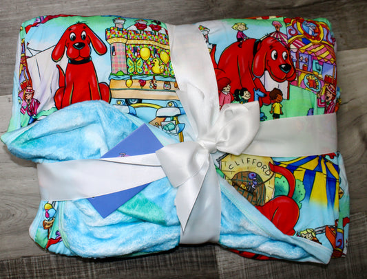 Big Pup Carnival 30x40 Bamboo Plush