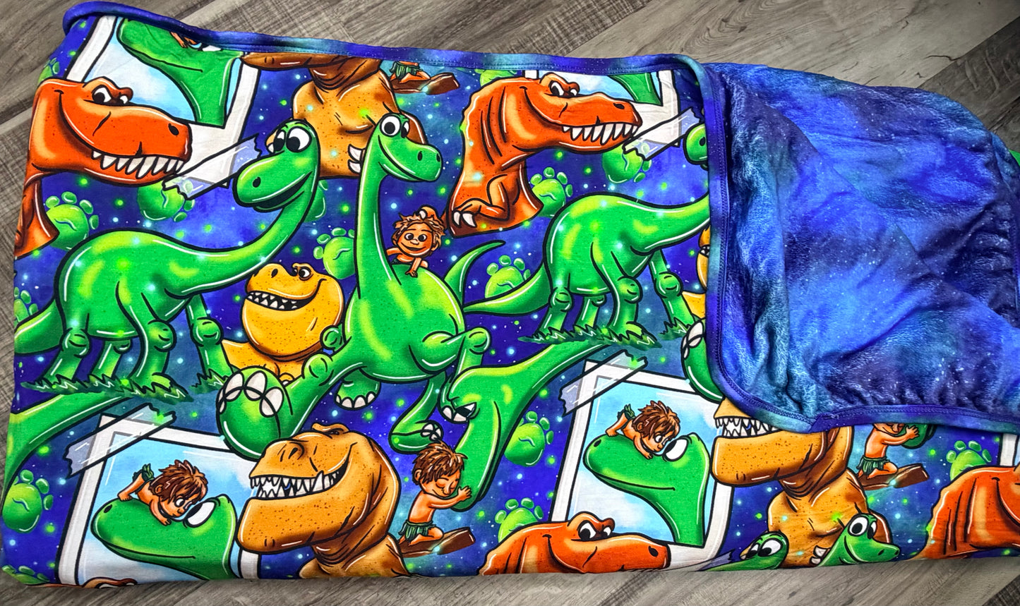 Tiny Roars 60x60 Bamboo Plush Blanket