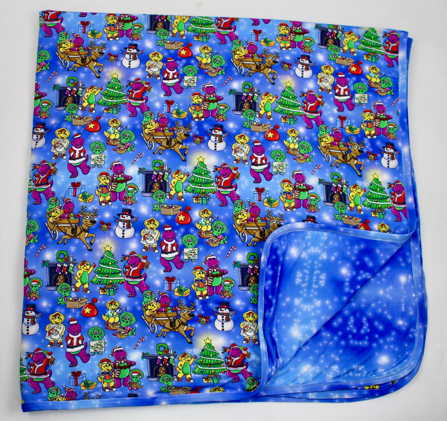 Imagination Dino’s Magical Christmas Bamboo Blanket