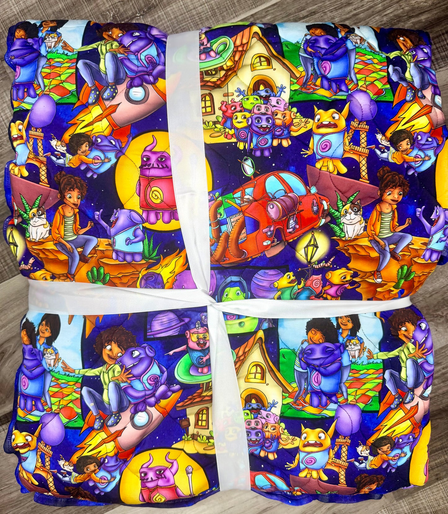 Intergalactic Homies 65x85 Quilted Blanket