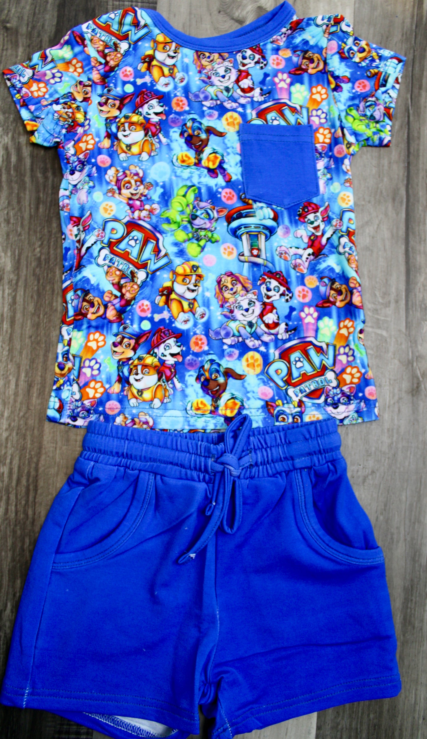 Rescue Pup Crew Pocket Tee & Shorts