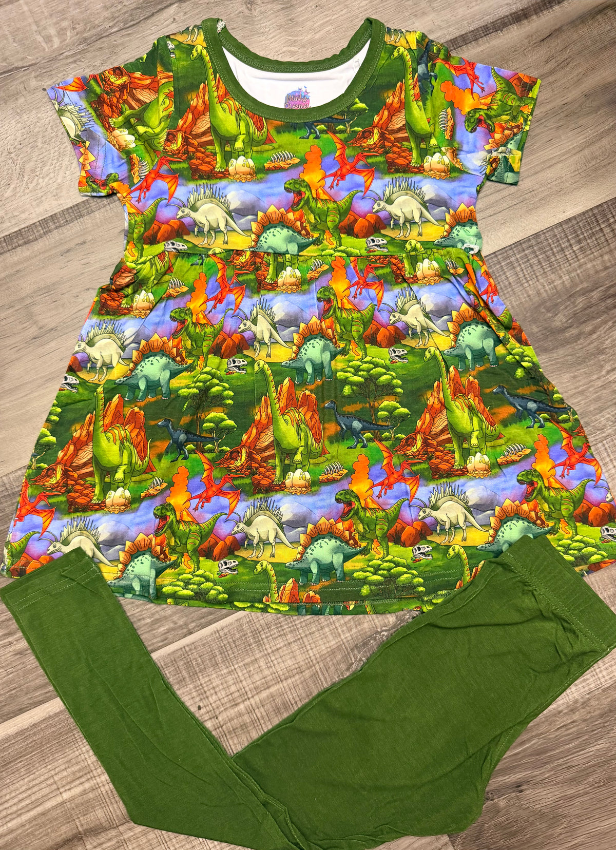 Dino Days Peplum Set